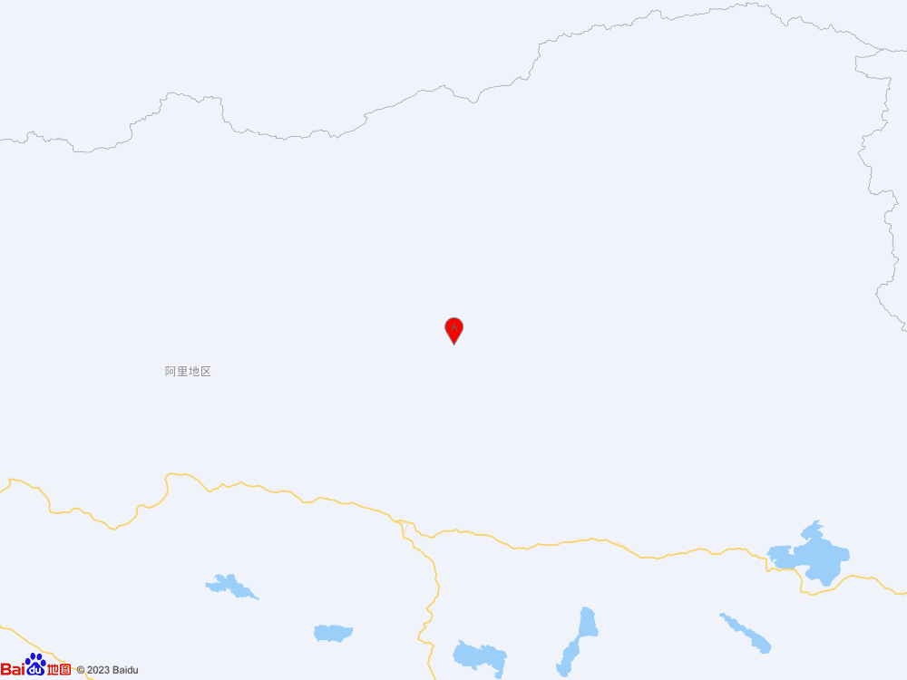 西藏阿里地区改则县（北纬33.66度，东经85.36度）发生3.6级地震