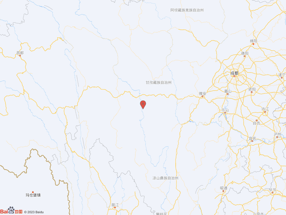 四川甘孜州雅江县发生3.4级地震