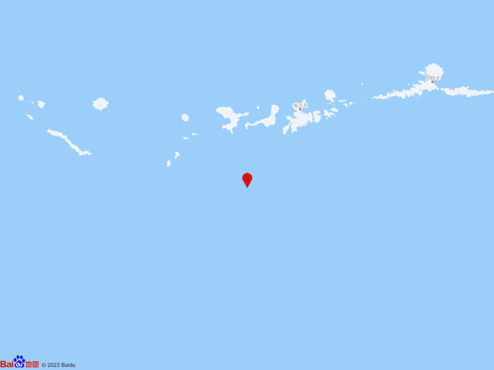 安德烈亚诺夫群岛（北纬51.00度，东经-177.65度）发生5.6级地震